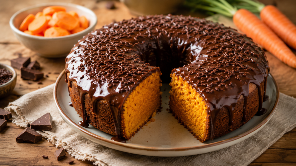 Receita de bolo de cenoura